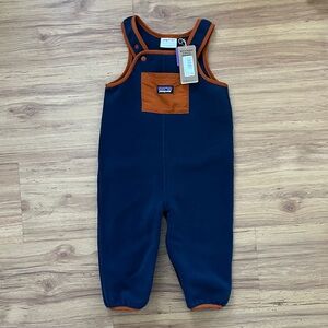 Patagonia Kids Overalls in Blue and Orange